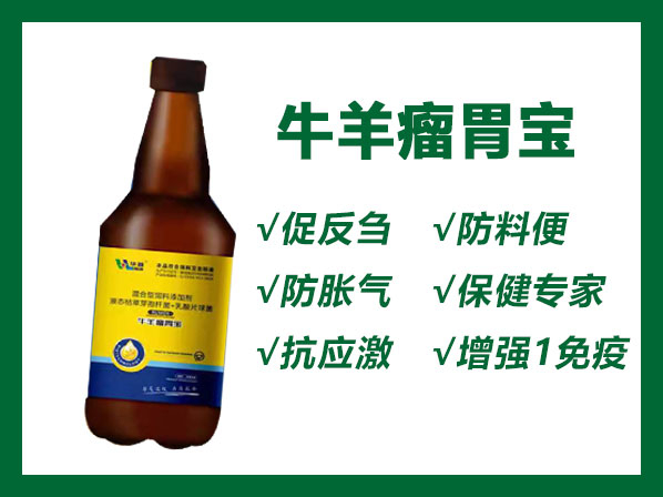 牛羊瘤胃寶——牛羊保健專家，能夠調理腸道、促反芻、防脹氣、抗應激、增強免疫、防料便